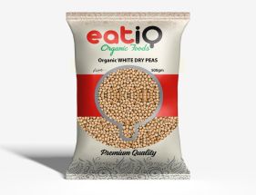 ORGANIC WHITE DRY PEAS - 500GM