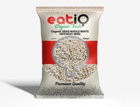 ORGANIC URAD WHOLE WHITE (WITHOUT SKIN) - 500GM