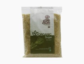 PURE & SURE ORGANIC BROWN SUGAR 1KG