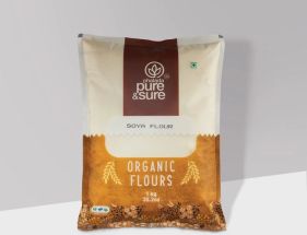 PURE & SURE ORGANIC SOYA FLOUR 500GM