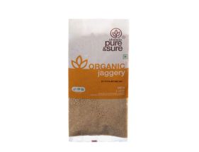 PURE & SURE  ORGANIC JAGGERY 500GM