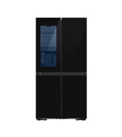 Bespoke T Style French Door Refrigerator with See-thru Door, Customizable Design and AI Energy Mode, 548L, Black - RF65DB975E22AE