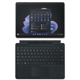Surface Pro 9 13in i5 8 256 W11 PRO Graphite with keyboard